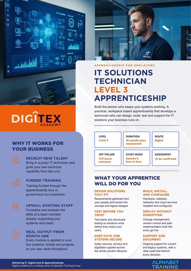 IT Solutions Technician Level 3 brochure